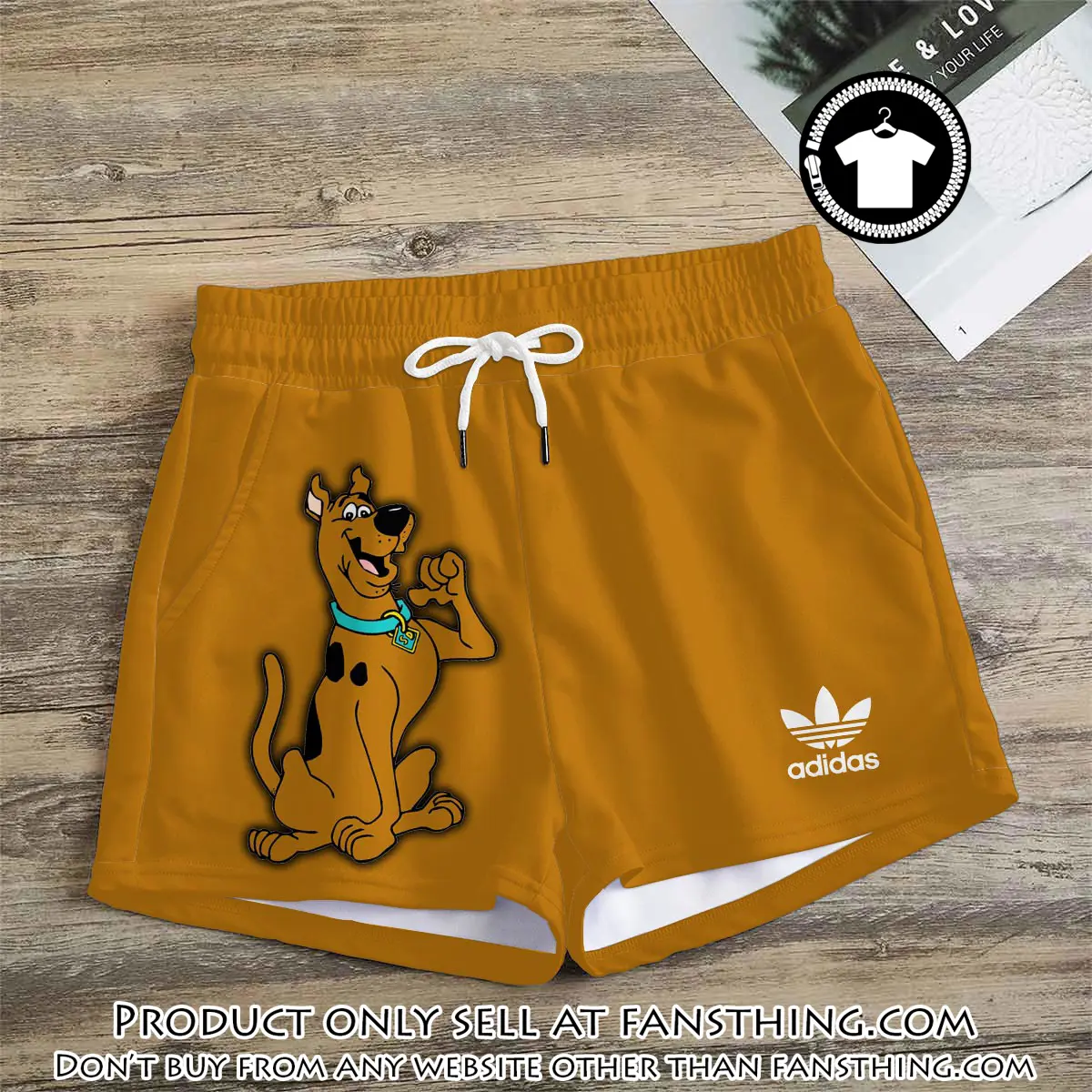 Premium scoobydoo in adidas women shorts lady beach shorts wms1075 fst0740943